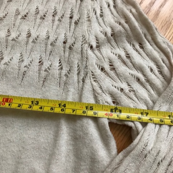 Cream sweater 3/4 sleeves - Picture 4 of 6